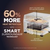 image:imageNinja  French Door Premier Air fry Oven  10in1 functions  203qt capacity  5qt Air Fry Basket Sheet Pan Wire Rack Broil Rack  PFASfree DishwasherSafe Accessories  Black  FO101BKSilver