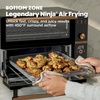 image:imageNinja Double Oven Pro Smart XL Countertop Oven amp Air Fryer  302 Qt Capacity  12in1 with Smart Finish amp DualZone Tech to Cook 2 Meals at Once  Fits up to 45lb Chicken  Stainless Steel  DCT801Onyx