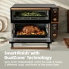image:imageNinja Double Oven Pro Smart XL Countertop Oven amp Air Fryer  302 Qt Capacity  12in1 with Smart Finish amp DualZone Tech to Cook 2 Meals at Once  Fits up to 45lb Chicken  Stainless Steel  DCT801Onyx