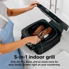 image:imageNinja Foodi Smart 5in1 Indoor Grill  With 4Quart Air Fryer Roast Bake Dehydrate and Smart Cook System  Black  LG451BK
