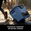 image:imageNinja FrostVault 42qt Wheeled Cooler with Cold Dry Zone  Integrated FridgeTemp Dry Storage Drawer  Premium HeavyDuty Insulated Cooler  Keeps Ice Cold for Days  Lakeshore Blue  FB242BLLakeshore Blue