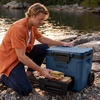 image:imageNinja FrostVault 42qt Wheeled Cooler with Cold Dry Zone  Integrated FridgeTemp Dry Storage Drawer  Premium HeavyDuty Insulated Cooler  Keeps Ice Cold for Days  Lakeshore Blue  FB242BLMourning Dove