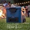 image:imageNinja FrostVault 42qt Wheeled Cooler with Cold Dry Zone  Integrated FridgeTemp Dry Storage Drawer  Premium HeavyDuty Insulated Cooler  Keeps Ice Cold for Days  Lakeshore Blue  FB242BLMourning Dove