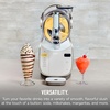 image:imageNinja SLUSHi XL Smart Frozen Drink Maker amp Slushi Machine  With SlushAssist Technology 128 oz Capacity  Sodas Margaritas Frappes Milkshakes amp More  Crema  FS601BR128oz Capacity