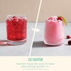 image:imageNinja SLUSHi XL Smart Frozen Drink Maker amp Slushi Machine  With SlushAssist Technology 128 oz Capacity  Sodas Margaritas Frappes Milkshakes amp More  Crema  FS601BR128oz Capacity