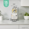 image:imageNinja SLUSHi XL Smart Frozen Drink Maker amp Slushi Machine  With SlushAssist Technology 128 oz Capacity  Sodas Margaritas Frappes Milkshakes amp More  Crema  FS601BR128oz Capacity