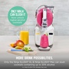 image:imageNinja SLUSHi XL Smart Frozen Drink Maker amp Slushi Machine  With SlushAssist Technology 128 oz Capacity  Sodas Margaritas Frappes Milkshakes amp More  Crema  FS601BR128oz Capacity