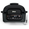 image:imageNinja Foodi Smart 5in1 Indoor Grill  With 4Quart Air Fryer Roast Bake Dehydrate and Smart Cook System  Black  LG451BK