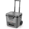 image:imageNinja FrostVault 42qt Wheeled Cooler with Cold Dry Zone  Integrated FridgeTemp Dry Storage Drawer  Premium HeavyDuty Insulated Cooler  Keeps Ice Cold for Days  Lakeshore Blue  FB242BLSlate Gray