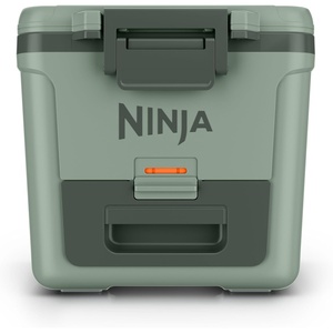 image:imageNinja FrostVault 42qt Wheeled Cooler with Cold Dry Zone  Integrated FridgeTemp Dry Storage Drawer  Premium HeavyDuty Insulated Cooler  Keeps Ice Cold for Days  Lakeshore Blue  FB242BLSpanish Moss