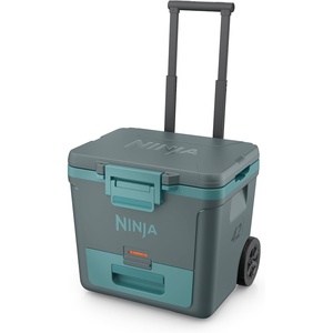 image:imageNinja FrostVault 42qt Wheeled Cooler with Cold Dry Zone  Integrated FridgeTemp Dry Storage Drawer  Premium HeavyDuty Insulated Cooler  Keeps Ice Cold for Days  Lakeshore Blue  FB242BLHalocline Green