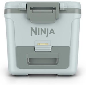 image:imageNinja FrostVault 42qt Wheeled Cooler with Cold Dry Zone  Integrated FridgeTemp Dry Storage Drawer  Premium HeavyDuty Insulated Cooler  Keeps Ice Cold for Days  Lakeshore Blue  FB242BLSoft Sage