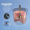 image:imageNinja CREAMi Deluxe Ice Cream Maker  11in1 Create Frozen Desserts Sorbet Milkshakes Yogurt amp More  Includes 2 Dishwasher Safe XL 24 Oz Tubs with storage lids  Blue  NC501NDCREAMi 7in1 w 1 Pint