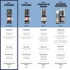 image:imageNinja CREAMi Deluxe Ice Cream Maker  11in1 Create Frozen Desserts Sorbet Milkshakes Yogurt amp More  Includes 2 Dishwasher Safe XL 24 Oz Tubs with storage lids  Blue  NC501NDCREAMi 7in1 w 1 Pint