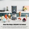 image:imageNinja CREAMi Deluxe Ice Cream Maker  11in1 Create Frozen Desserts Sorbet Milkshakes Yogurt amp More  Includes 2 Dishwasher Safe XL 24 Oz Tubs with storage lids  Blue  NC501NDCREAMi Deluxe 11in1 w 2 Pints Denim