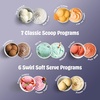image:imageNinja CREAMi Scoop amp Swirl Ice Cream Maker Soft Serve Desserts Sorbet Milkshakes Frozen Yogurt and More 13in1 Programs Includes Handle and Two 16 oz 2in1 Pints Blue NC701NDBlue