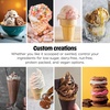 image:imageNinja CREAMi Scoop amp Swirl Ice Cream Maker Soft Serve Desserts Sorbet Milkshakes Frozen Yogurt and More 13in1 Programs Includes Handle and Two 16 oz 2in1 Pints Blue NC701NDBlue