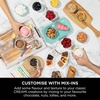 image:imageNinja CREAMi Scoop amp Swirl Ice Cream Maker Soft Serve Desserts Sorbet Milkshakes Frozen Yogurt and More 13in1 Programs Includes Handle and Two 16 oz 2in1 Pints Blue NC701NDSilver