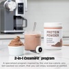 image:imageNinja CREAMi Scoop amp Swirl Ice Cream Maker Soft Serve Desserts Sorbet Milkshakes Frozen Yogurt and More 13in1 Programs Includes Handle and Two 16 oz 2in1 Pints Blue NC701NDSilver
