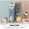 image:imageNinja CREAMi Scoop amp Swirl Ice Cream Maker Soft Serve Desserts Sorbet Milkshakes Frozen Yogurt and More 13in1 Programs Includes Handle and Two 16 oz 2in1 Pints Blue NC701NDBlue