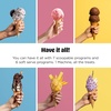 image:imageNinja CREAMi Scoop amp Swirl Ice Cream Maker Soft Serve Desserts Sorbet Milkshakes Frozen Yogurt and More 13in1 Programs Includes Handle and Two 16 oz 2in1 Pints Blue NC701NDBlue