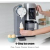 image:imageNinja CREAMi Scoop amp Swirl Ice Cream Maker Soft Serve Desserts Sorbet Milkshakes Frozen Yogurt and More 13in1 Programs Includes Handle and Two 16 oz 2in1 Pints Blue NC701NDSilver
