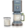 image:imageNinja CREAMi Deluxe Ice Cream Maker  11in1 Create Frozen Desserts Sorbet Milkshakes Yogurt amp More  Includes 2 Dishwasher Safe XL 24 Oz Tubs with storage lids  Blue  NC501NDCREAMi Deluxe 11in1 w 2 Pints Denim