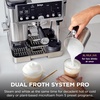 image:imageNinja Luxe Caf Pro designed by David Beckham Espresso Machine Drip Coffee Cold Brew Hot Water Integrated Tamper Builtin Grinder HandsFree Frother for Lattes amp More BlackGold ES771BKStainless Steel