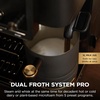 image:imageNinja Luxe Caf Pro designed by David Beckham Espresso Machine Drip Coffee Cold Brew Hot Water Integrated Tamper Builtin Grinder HandsFree Frother for Lattes amp More BlackGold ES771BKBlackGold