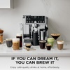 image:imageNinja Luxe Caf Pro designed by David Beckham Espresso Machine Drip Coffee Cold Brew Hot Water Integrated Tamper Builtin Grinder HandsFree Frother for Lattes amp More BlackGold ES771BKStainless Steel