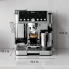 image:imageNinja Luxe Caf Pro designed by David Beckham Espresso Machine Drip Coffee Cold Brew Hot Water Integrated Tamper Builtin Grinder HandsFree Frother for Lattes amp More BlackGold ES771BKStainless Steel
