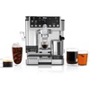 image:imageNinja Luxe Caf Pro designed by David Beckham Espresso Machine Drip Coffee Cold Brew Hot Water Integrated Tamper Builtin Grinder HandsFree Frother for Lattes amp More BlackGold ES771BKStainless Steel