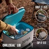 image:imageNinja Backpack Cooler  FrostVault Go 24 Can Soft Cooler  Leakproof Zipper with Built in Can Opener 2 Ice Packs amp Dry Storage Drawer  for Hiking Camping amp More  Daffodil Daze  FF124YLBeige