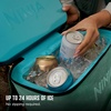 image:imageNinja Backpack Cooler  FrostVault Go 24 Can Soft Cooler  Leakproof Zipper with Built in Can Opener 2 Ice Packs amp Dry Storage Drawer  for Hiking Camping amp More  Daffodil Daze  FF124YLCactus Green