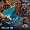 image:imageNinja Backpack Cooler  FrostVault Go 24 Can Soft Cooler  Leakproof Zipper with Built in Can Opener 2 Ice Packs amp Dry Storage Drawer  for Hiking Camping amp More  Daffodil Daze  FF124YLSoft Sage