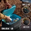 image:imageNinja Backpack Cooler  FrostVault Go 24 Can Soft Cooler  Leakproof Zipper with Built in Can Opener 2 Ice Packs amp Dry Storage Drawer  for Hiking Camping amp More  Daffodil Daze  FF124YLDark Grey