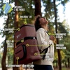 image:imageNinja Backpack Cooler  FrostVault Go 24 Can Soft Cooler  Leakproof Zipper with Built in Can Opener 2 Ice Packs amp Dry Storage Drawer  for Hiking Camping amp More  Daffodil Daze  FF124YLCanyon Red
