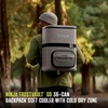 image:imageNinja Backpack Cooler  FrostVault Go 24 Can Soft Cooler  Leakproof Zipper with Built in Can Opener 2 Ice Packs amp Dry Storage Drawer  for Hiking Camping amp More  Daffodil Daze  FF124YLBeige