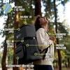 image:imageNinja Backpack Cooler  FrostVault Go 24 Can Soft Cooler  Leakproof Zipper with Built in Can Opener 2 Ice Packs amp Dry Storage Drawer  for Hiking Camping amp More  Daffodil Daze  FF124YLDark Grey