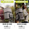 image:imageNinja Backpack Cooler  FrostVault Go 24 Can Soft Cooler  Leakproof Zipper with Built in Can Opener 2 Ice Packs amp Dry Storage Drawer  for Hiking Camping amp More  Daffodil Daze  FF124YLBeige