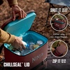 image:imageNinja Backpack Cooler  FrostVault Go 24 Can Soft Cooler  Leakproof Zipper with Built in Can Opener 2 Ice Packs amp Dry Storage Drawer  for Hiking Camping amp More  Daffodil Daze  FF124YLCanyon Red