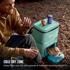 image:imageNinja Backpack Cooler  FrostVault Go 24 Can Soft Cooler  Leakproof Zipper with Built in Can Opener 2 Ice Packs amp Dry Storage Drawer  for Hiking Camping amp More  Daffodil Daze  FF124YLCactus Green