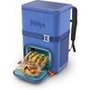 image:imageNinja Backpack Cooler  FrostVault Go 24 Can Soft Cooler  Leakproof Zipper with Built in Can Opener 2 Ice Packs amp Dry Storage Drawer  for Hiking Camping amp More  Daffodil Daze  FF124YLLuminous Blue