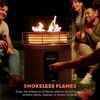 image:imageNinja Fireside360 Outdoor Heater amp Fire Pit  3 Modes Flame amp Heat  Portable for Patio Deck Camping Easy Control Smokeless Flame  Push to Start Ignition  Brown  OF101BR1Brown