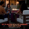 image:imageNinja Fireside360 Outdoor Heater amp Fire Pit  3 Modes Flame amp Heat  Portable for Patio Deck Camping Easy Control Smokeless Flame  Push to Start Ignition  Brown  OF101BR1Maroon