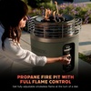 image:imageNinja Fireside360 Outdoor Heater amp Fire Pit  3 Modes Flame amp Heat  Portable for Patio Deck Camping Easy Control Smokeless Flame  Push to Start Ignition  Brown  OF101BR1Moss