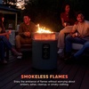 image:imageNinja Fireside360 Outdoor Heater amp Fire Pit  3 Modes Flame amp Heat  Portable for Patio Deck Camping Easy Control Smokeless Flame  Push to Start Ignition  Brown  OF101BR1Black