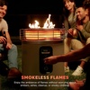 image:imageNinja Fireside360 Outdoor Heater amp Fire Pit  3 Modes Flame amp Heat  Portable for Patio Deck Camping Easy Control Smokeless Flame  Push to Start Ignition  Brown  OF101BR1Stone