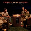 image:imageNinja Fireside360 Outdoor Heater amp Fire Pit  3 Modes Flame amp Heat  Portable for Patio Deck Camping Easy Control Smokeless Flame  Push to Start Ignition  Brown  OF101BR1Brown