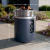 image:imageNinja Fireside360 Outdoor Heater amp Fire Pit  3 Modes Flame amp Heat  Portable for Patio Deck Camping Easy Control Smokeless Flame  Push to Start Ignition  Brown  OF101BR1Cyberspace